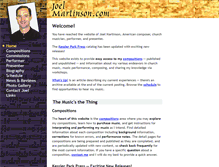 Tablet Screenshot of joelmartinson.com